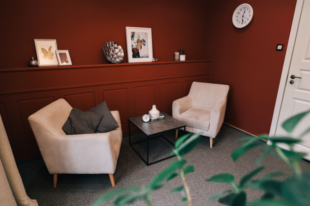 Кабинет №3 - бордовый с 2-мя креслами