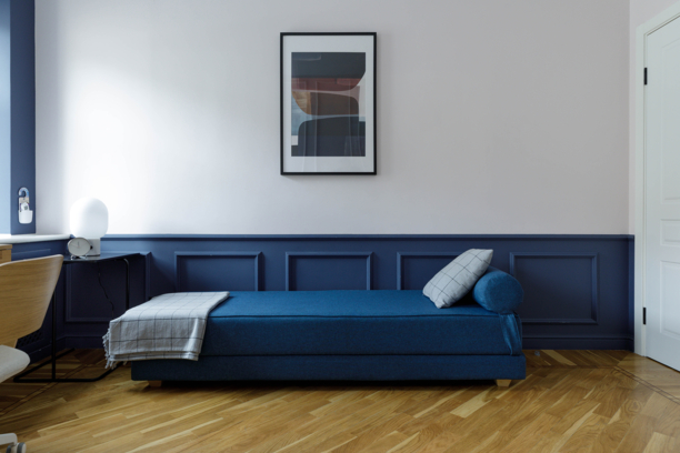 Кабинет №8 с софой, синий