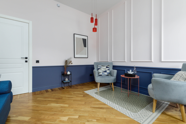 Кабинет №8 с софой, синий